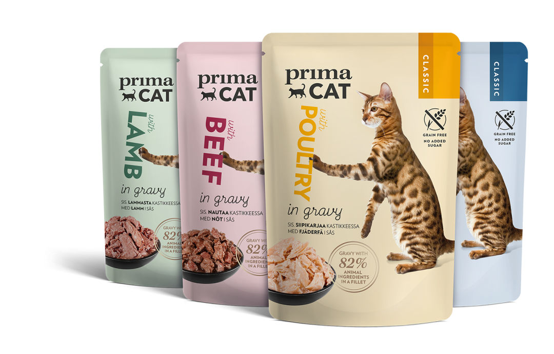 Natural cat food and natural diet for cats PrimaCat