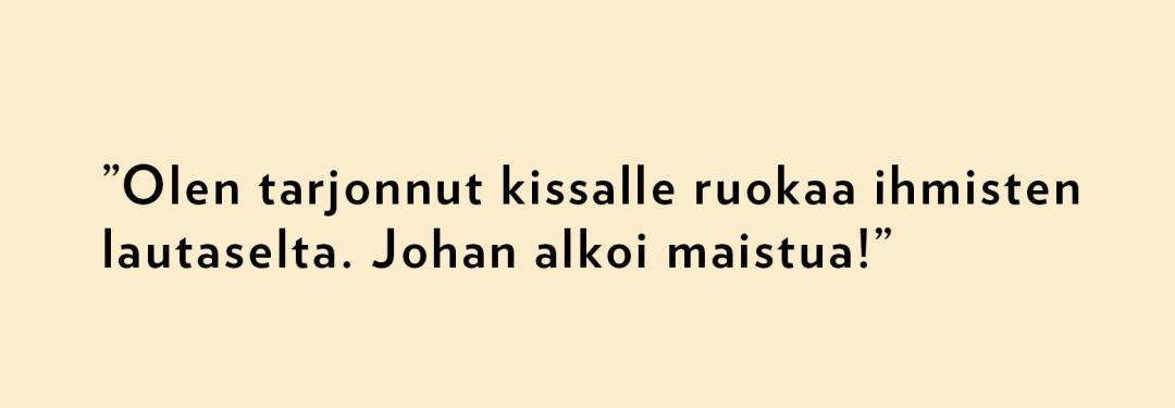 Kissan ruokinta on joskus hankalaa, mutta onneksi se ei ole mahdotonta.